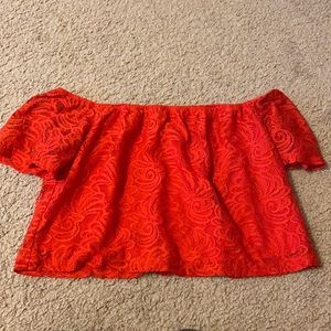 Charlotte Russe off the shoulder top